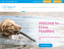 Tablet Screenshot of essexpetsitters.com